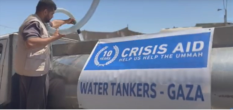 Water Tanker in Gaza
